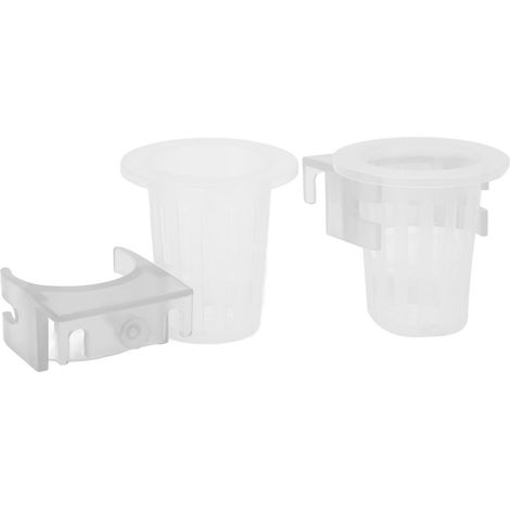 Panier de plantation pour plantes aquatiques, pot hydroponique réutilisable et multifonctionnel avec support de suspension pour jardin d'intérieur (1/5)