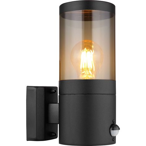 Globo - aplique de pared - Xeloo - negro - metal - E27 - 32014BSS