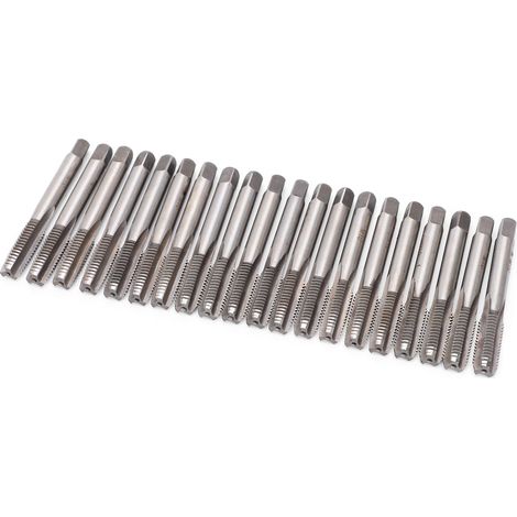 20 tarauds manuels M10 en acier à outils allié haute résistance (1/5)