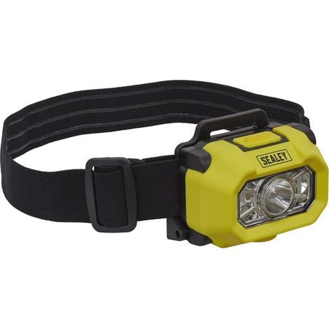Sealey Intrinsically Safe Head Torch 1.8W SMD LED ATEX/IECEx Approved HT452IS