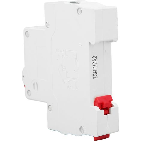 DC-Leistungsschalter mit Kurzschluss- und Überlastschutz, Miniatur-Leistungsschalter für PV-Anlagen, 250 V, 10 A, 1-polig (1/5)