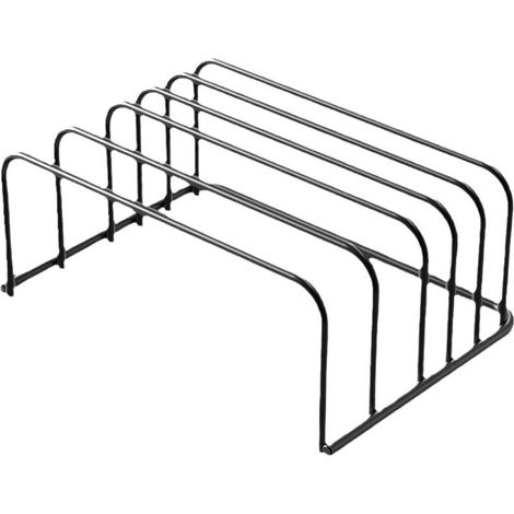 Küchen-Geschirrabtropfgestell, Küchenorganisator, Spülbeckenablage, schwarzes Geschirrabtropfgestell, Geschirrabtropfgestell, platzsparendes Geschirrabtropfgestell für die Küche, schwarz (1/5)