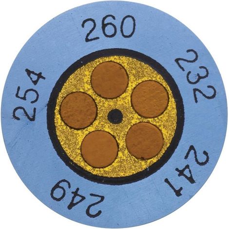 Testo Tiras Indicadoras de Temperatura Multicolor