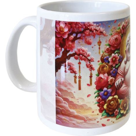 Mug en céramique - Bouddha rieur, Bouddha de l'abondance (1/3)