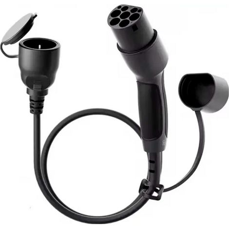Akyga AK-SC-E28 Ladekabel-Adapter [1x Typ 2 (IEC 62196-2) Stecker - 1x Schutzkontakt-Steckdose] 60 c (1/5)