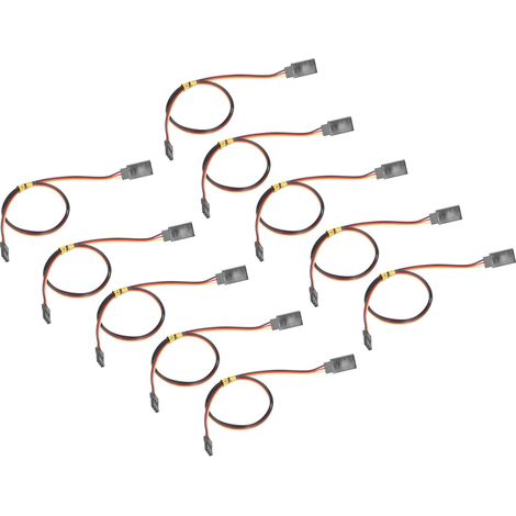 10 Stück Servo-Verlängerungskabel 458 mm 3-polig, robust, langlebig, vielseitig einsetzbar (1/5)