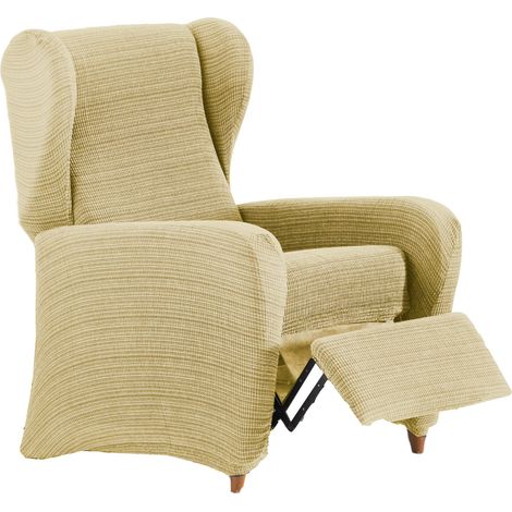 Eysa Aquiles Copripoltrona Elastico Relax, Poliestere-Cotone, Beige, 37x29x5 cm (1/4)