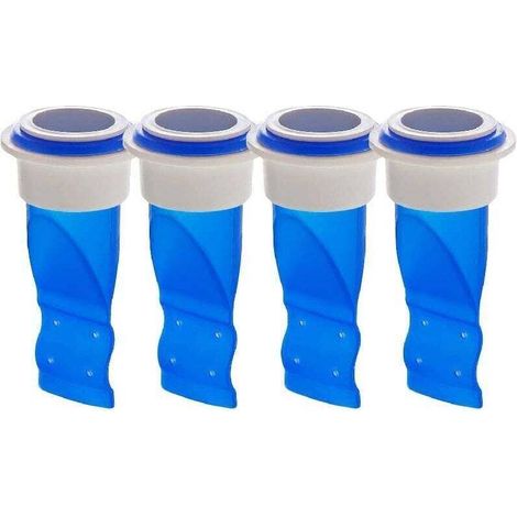 Clapet anti-retour, siphon d'évier réglable en silicone, adapté aux tuyaux de plomberie de salle de bain et de cuisine (bleu 4) (1/4)