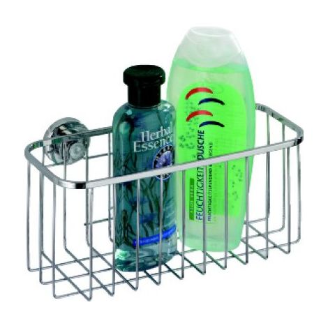Wenko 17796100 Power-Loc Cesta universal, Acero Inoxidable, Bovino