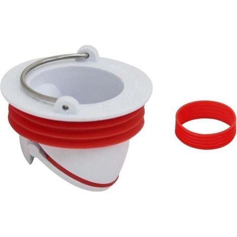 Valve Anti Odeur vanne pour Salle de Bain Siphon Bouchon évacuation de vidange Anti Insecte pour lavabo Baignoire Douche pour Sol Machine à Laver bonde egout clapet Anti refoulement (33-39mm) (1/4)
