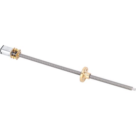 Getriebemotor mit Gewindeuntersetzung und langer Abtriebswelle, Dauerstrom T5 x 160 mm, N20DC12V, 300 U/min (1/5)