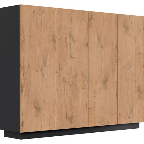 Sideboard Schuhschrank Alius-XL 4 Türen Oak (1/5)