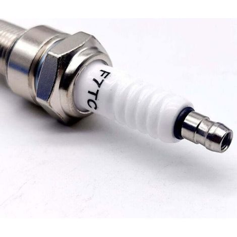 Borne De Bougie D Allumage - Électrode En Alumine - Compatible BPR6ES WR6DC WR7DC RN9YC RN10YC - Lot De 4 (1/4)
