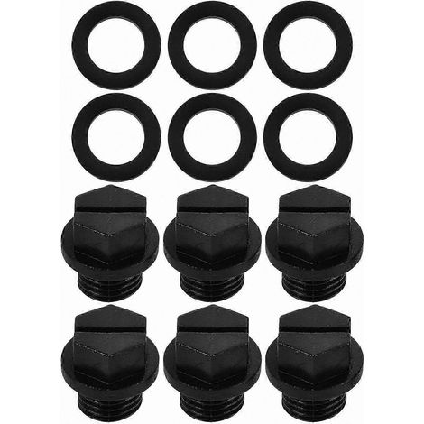 Jeu de 6 bouchons de remplacement pour pompe de piscine, pièces d'entretien pour équipement de bassin, raccords de rechange durables, accessoires de filtration pour entretien régulier de votre piscine (1/4)