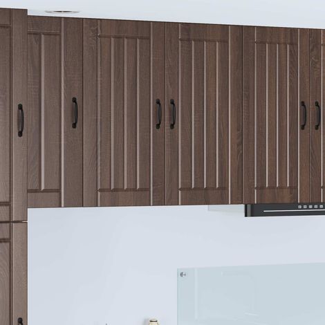 Küchenschrank Lucca Brauneiche 80 x 31 x 80 cm Holzwerkstoff