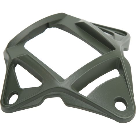 Der Helm verfügt über ein dreilochiges Visier aus Aluminiumlegierung, das verschleißfest ist, eine hohe Belastbarkeit aufweist und für AF-grüne Helme geeignet ist. (1/4)