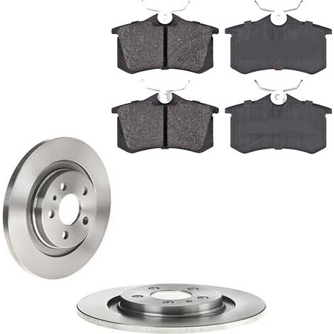 KIT FRENI POSTERIORI compatibile con PEUGEOT 807 (EB) - DISCHI + PASTIGLIE OEM: P 85 020 / 17617 /SOSTITUZIONE DIRETTA/BASSA POLVERE/SILENZIOSO (1/5)