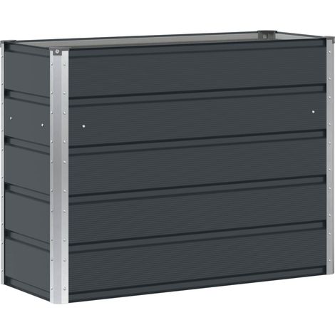 vidaXL Planter Anthracite 100 x 40 x 75 cm Steel
