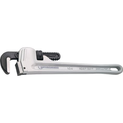 Pinza a mano ALUDUR lunghezza totale 900 mm, apertura di serraggio 141 mm, per tubi da 5 pollici