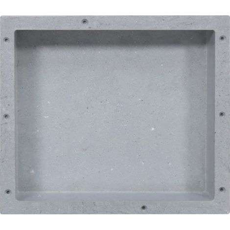 Maison Exclusive - Nicchia Doccia Grigio Opaco 41x36x10 cm (1/5)