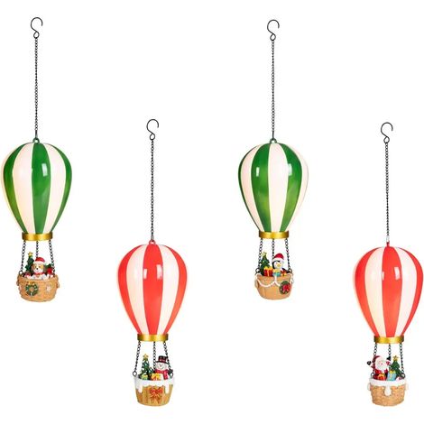 Mongolfiera decorativa con LED Ø14,5 × H27,5 cm (1/4)