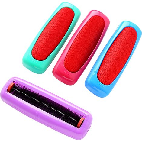 Brosse anti-peluches vêtements, meubles et poils d'animaux - Brosse dépoussiéreuse textile (1/5)