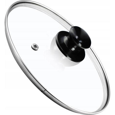 KADAX Tapa de Vidrio 28cm Tapa Universal para Olla, Sartén, Resistente al Calor (1/5)
