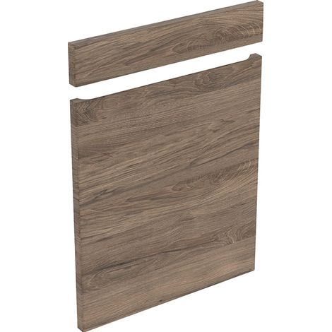 Ensemble de porte/avant GE pour Renova Plan US pour HWB B : 50 cm, noyer Hickory
