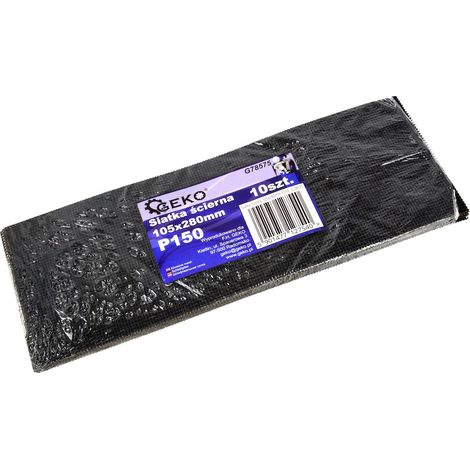 Rete abrasiva geko sanding mesh 105x280 mm P150 confezione 10 (1/4)