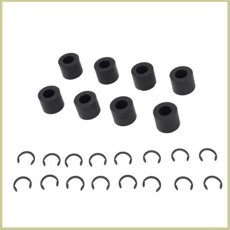 Remplacement de roue en caoutchouc 8 pièces, alimentation en douceur, compatible avec Maker 3, avec 16 anneaux de fixation pour (1/4)