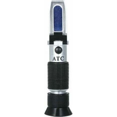 Refractometre De Salinite Densimetres D'Eau De Mer Portables Testeur De Salinite Optique Refractometre Atc Portable, Double Echelle: 0-100‰ & 1.000-1.070 Densite, Testeur D'Eau Salee Pour Aquar (1/5)
