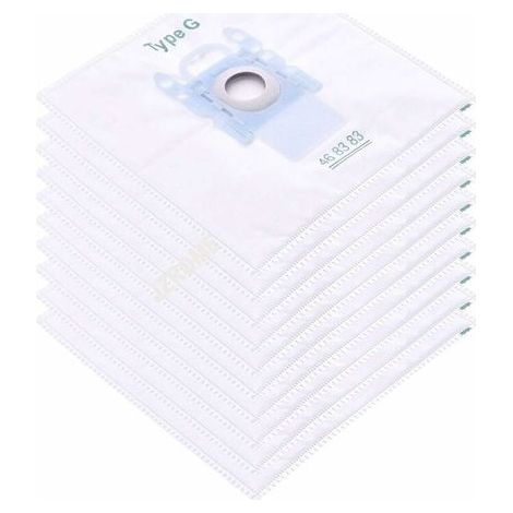 ALLIANDISlot de 10 Filtre à manches pour sacs à poussière pour Bosch Type G/MegaFilt Super Tex BBZ41FG 468383,VBBS600V00,6000...6999,32A2,42A04 (1/4)