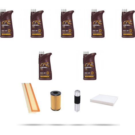 Kit tagliando 4 FILTRI e 7L OLIO compatibile con Mercedes Classe C (W205,S205,C205) 180 BlueTEC 85kw Dal 2014 (1/5)