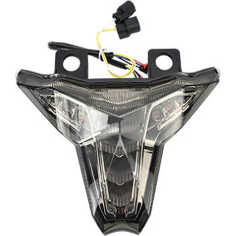 Luz trasera LED para moto Kawasaki Ninja ZX4RR ZX6R ZX-10R (luz parada, clignotant, luz trasera, luz de freno, luz parada). (1/5)