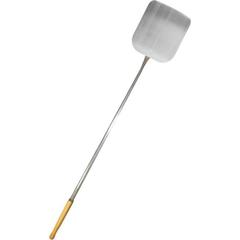 ECKIGE PIZZASCHAUFEL MIT GRIFF 33x29 cm
