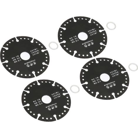 Lot de 10 lames de scie pour meuleuse d'angle, lame de scie plate multifonctionnelle pour coupe en émeri pour barres d'armature en fonte et acier (1/5)