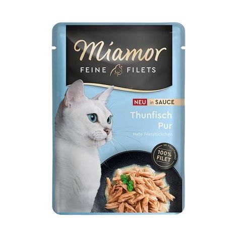 Cibo umido per gatti MIAMOR Feine Filets Tonno in salsa 100g