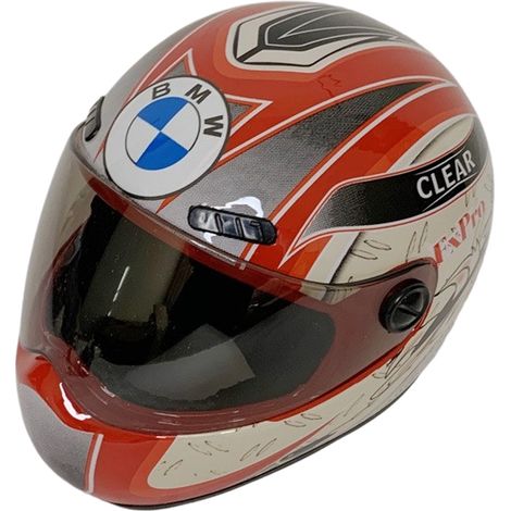 1 casque décoratif, ours motard, design créatif, décoration intérieure, collection moto (1/5)