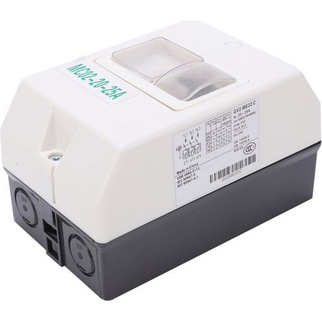 Disjoncteur magnétothermique étanche de remplacement MC02-20-25A 220V/380V, protection moteur interrupteur automatique (1/5)