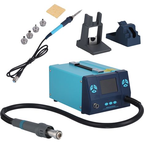 Lötstation-Set mit einstellbarer Heißluft-Entlöt- und Nachbearbeitungsfunktion, Industriewerkzeug BK863, 230 V, EU-Stecker (1/5)