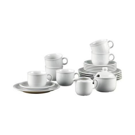 Seltmann Weiden Kaffeeservice Compact Uni 482-122 20tlg weiß (1/2)
