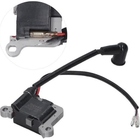 SURENHAP Remplacement de la bobine d\'allumage Bobine d\'allumage adaptée pour débroussailleuse 63cc coupe-herbe 48 auto haute (1/4)