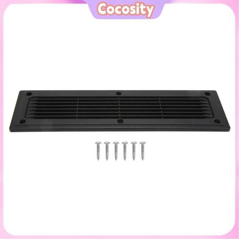 Cocosity Grille d'aération Panneau de Ventilation du Couvercle de la Porte à Air Rectangle 300x80 Mm Emplants D'aér moto aileron (1/5)