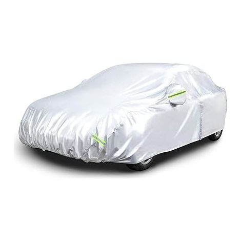 Couverture de Voiture Complète SUV Imperméable Soleil UV Neige Poussière Pluie Couverture，Tissu Oxford 150 D Berlines Jusqu’à 415 cm,415170150cm