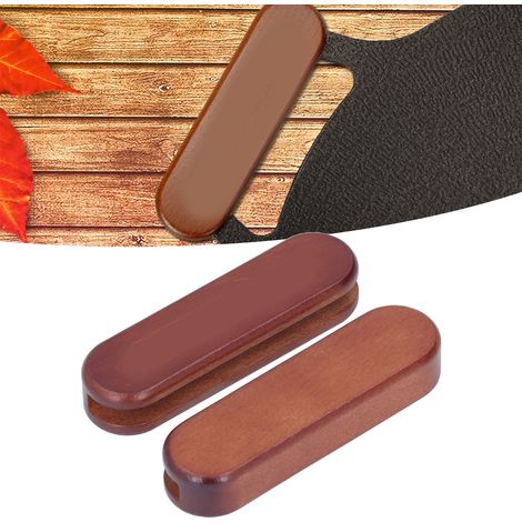 Poignée en Bois pour Cuisine & Barbecue - Set de 2 avec Thermomètre Digital (1/5)