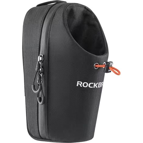 Bolsa para manillar de scooter con espacio para botella de 1,5 L - Negra (1/5)