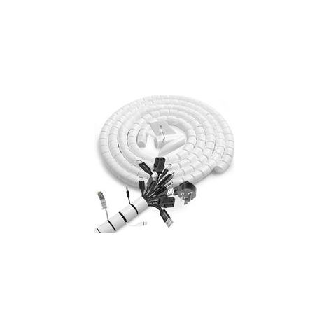 28mm, Longueur 3m Blanc Gaine Pour Câble avec Outil Fileté, Organiser les Câbles Diamètre (1/5)