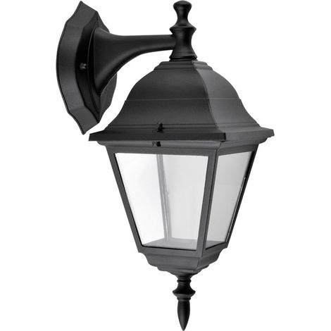 APPLIQUE ESTERNO DISCENDENTE NERO - 60W E27