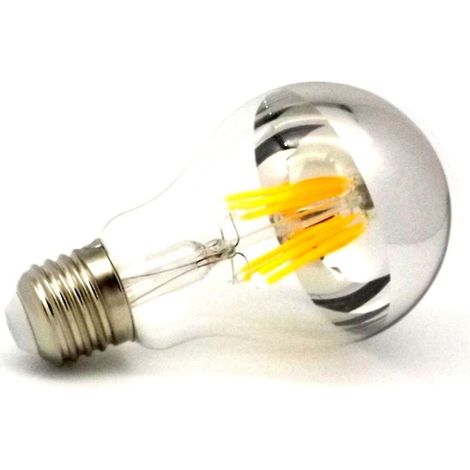 Lampadina Decorativa Led Globo G125 E27 8w 3000k con specchio