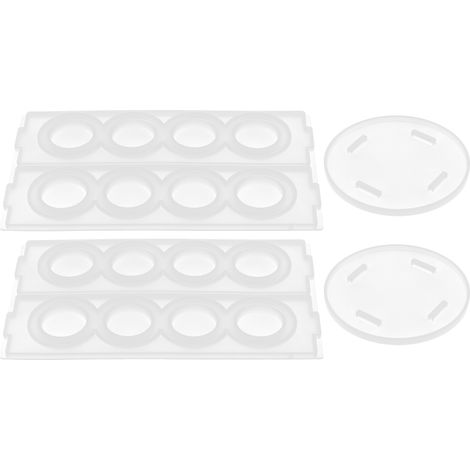 Coffee Rack Silicone Mould DIY Environmentally Friendly 360° Rotating Shelf Mold for Office Household Needs (1/5)